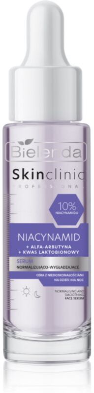Bielenda Skin Clinic Professional Niacinamide glättendes Serum zur Reduzierung von Gesichtshautmakeln 30 ml