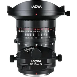 Laowa Laowa Festbrennweite 17mm F/4 Zero-D Tilt-Shift - Nikon Z (Nikon Z, Vollformat), Objektiv, Schwarz