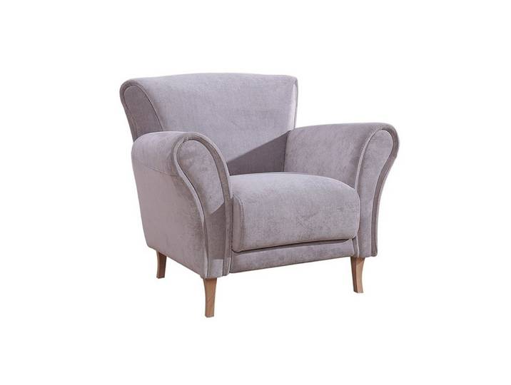 JVmoebel Sessel Lila Samt Sofa von JVmoebel für elegantes Wohnen und Entspannung (Sessel), Made in Europa
