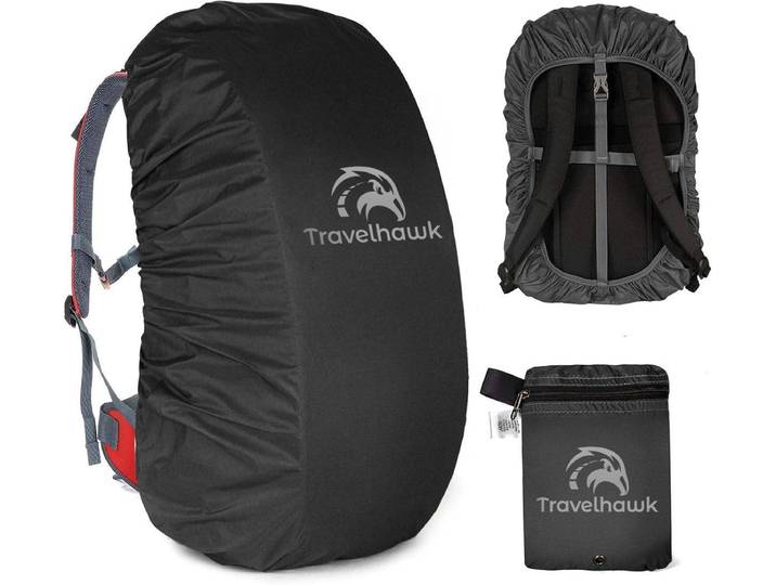 Travelhawk Regenhoes Rugzak - Waterdicht 21-35L - Reflecterend - Polyester