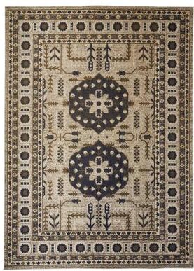 Grand Bazaar Hurst Medallion Vintage Style Transitional Kilim Area Rug