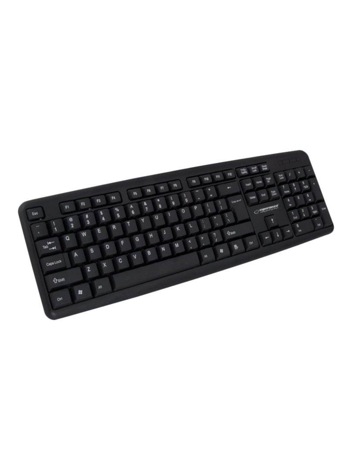 Esperanza STANDARD WIRED KEYBOARD USB AMARILLO - Tastatur - Schwarz