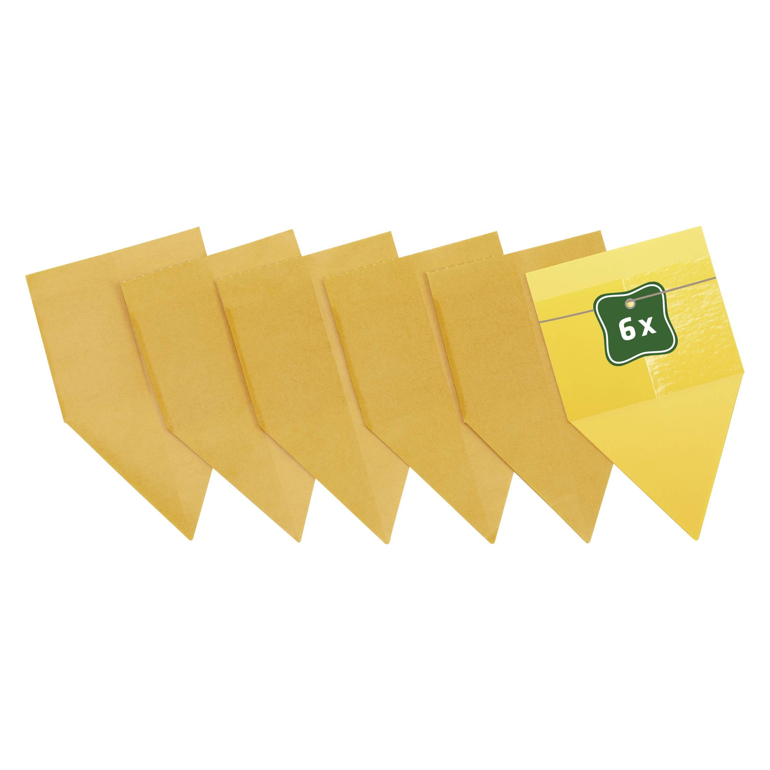 Gardigo 668066 Klebefolie Insekten-Klebetafel (B x H) 6 cm x 10 cm Gelb 6 St. (668066)
