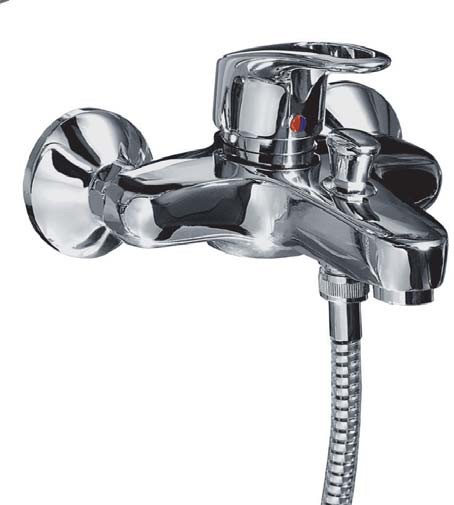 KAJA-MIX Einhebel-Wannenf.-u. Brausebatterie, aranja/gold 33410-A-G