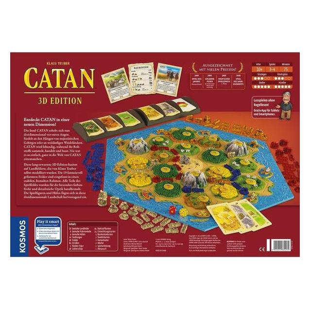 Kosmos Catan - 3D Edition (Deutsch, 3 - 4 Spieler) (FKS6822620)
