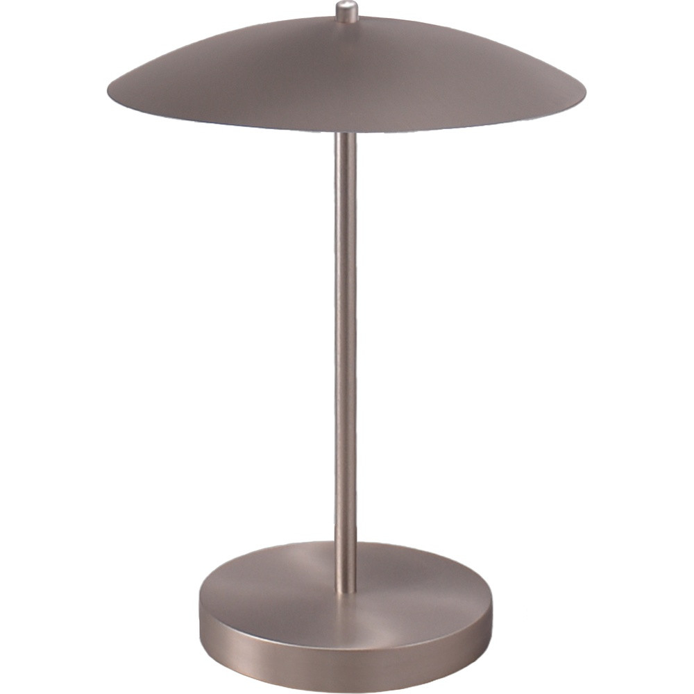 Masterlight Scala Tafellamp Nikkel Zilver Ø 25cm