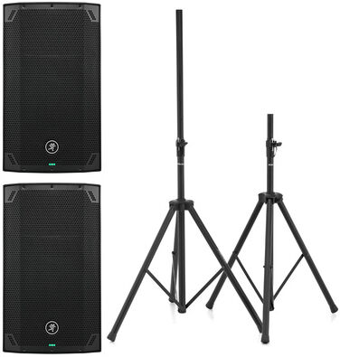 Mackie Thump 12v4 Stereo Stand Bundle noir
