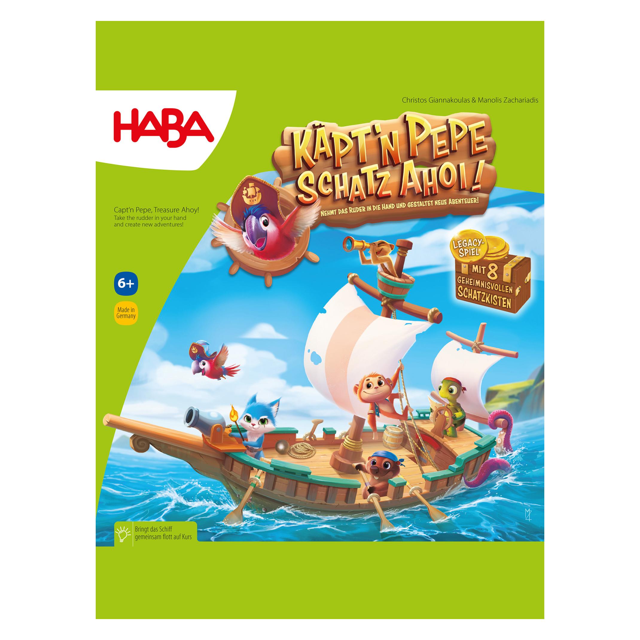 Haba Käpt'n Pepe Schatz Ahoi (Deutsch, 2 - 5 Spieler) (1307037001)