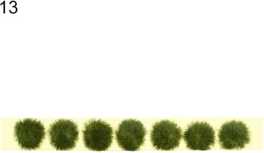 Inspire Curations Miniature Flower Grass Tufts For Diorama And Wargame Scenery 13