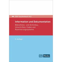 Information und Dokumentation, Fachbücher von DIN e.V.