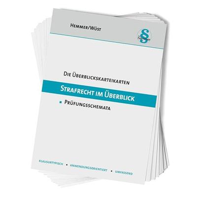 Die Überblickskarteikarten Strafrecht im Überblick, Sonstige von Karl-Edmund Hemmer,Achim Wüst, Hemmer/Wüst, 978-3-96838-205-0
