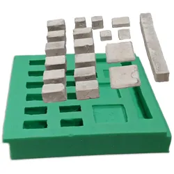 Giessform Silikonform Basissteine für den Krippenbau Set 1