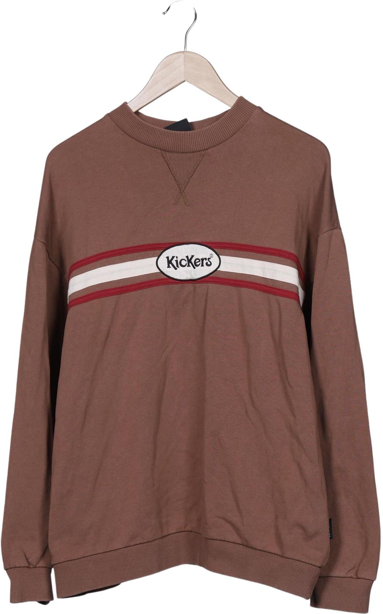 Kickers Herren Sweater, Braun, Gr. M, Baumwolle / Elasthan - Second Hand