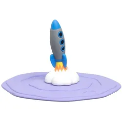Leonardo Deckel Rakete Silikon Bunt