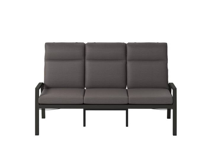 Amatio Sitzbank, Anthrazit, Dunkelgrau, Metall, Textil, Füllung: Schaumstoff, 193x110x72 cm, Esszimmer, Bank, Sitzbänke