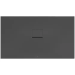 Villeroy & Boch Squaro Infinity Duschwanne  UDQ1480SQI2V1S, 140x80x4 cm, anthrazit Antirutsch