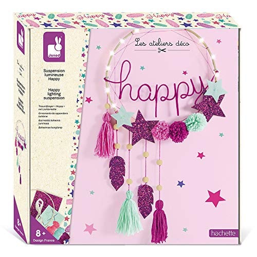 Janod LED Lichtkrans Atelier Deco - Ronde Nachtlamp voor de Kinderkamer
