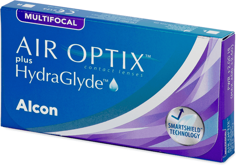 Alcon Air Optix plus HydraGlyde Multifocal (6 lenti)