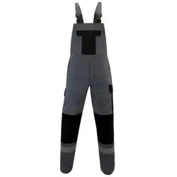 RENSING Latzhose Multi-5 350 Plus-R Gr. 56 grau/schwarz 350g/qm