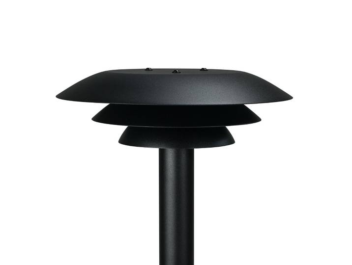 DL25 Buiten Bolder Black - Dyberg Larsen DL25 Outdoor - Scandinavisch - Metaal - 1 lamp