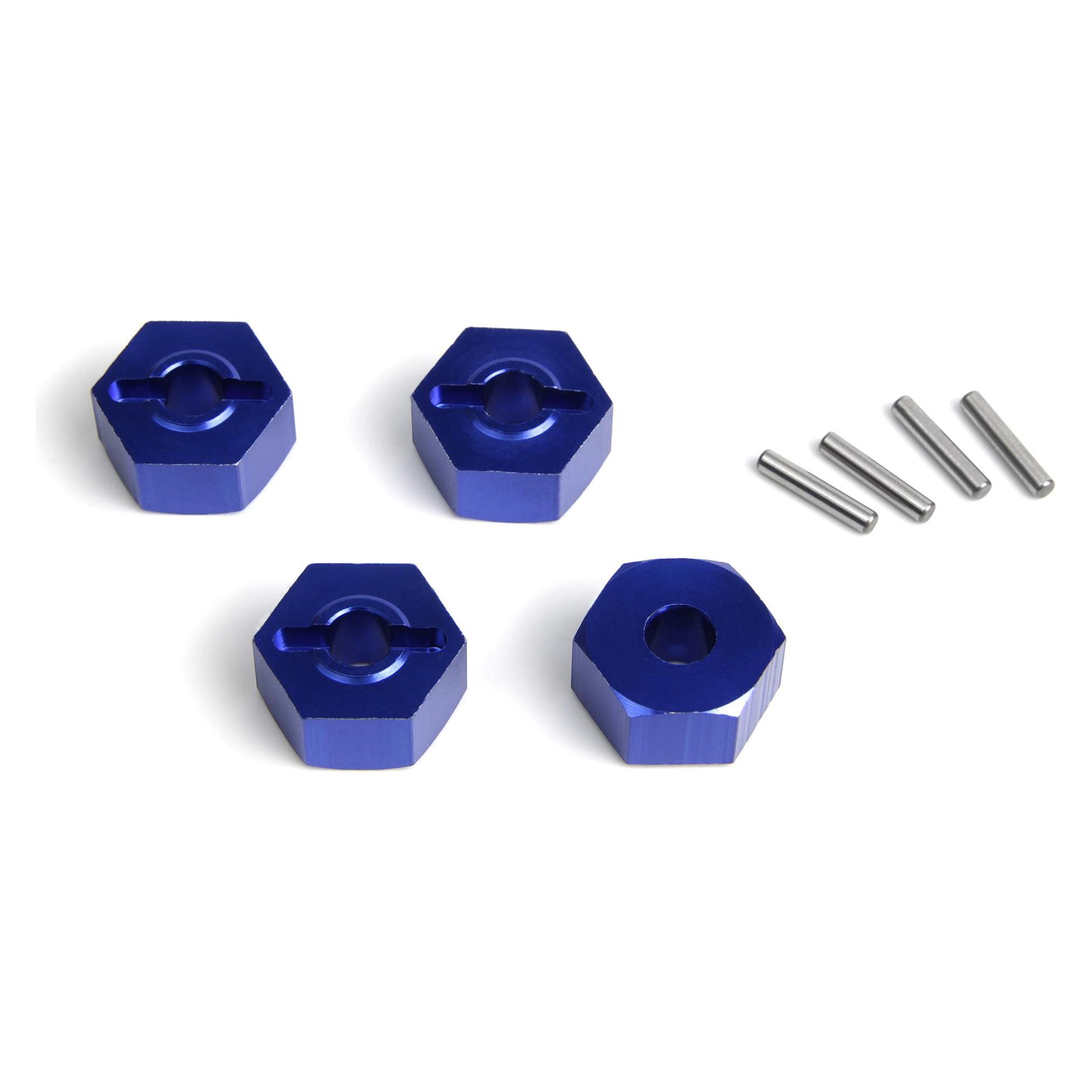 Maverick Aluminium 14mm Sechskant Nabensatz (Blau/4Stk) (MV150473)