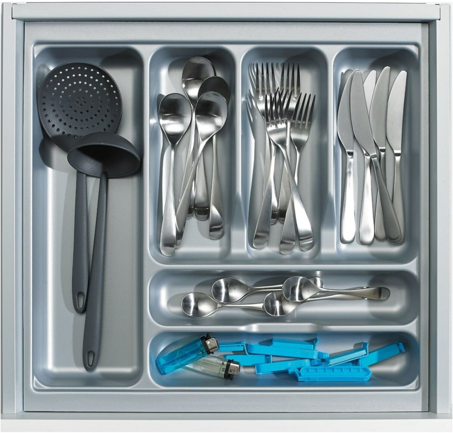 OrgaTray 440, 441 - 520 / 451 - 500, silber ; Hettich (9194936)