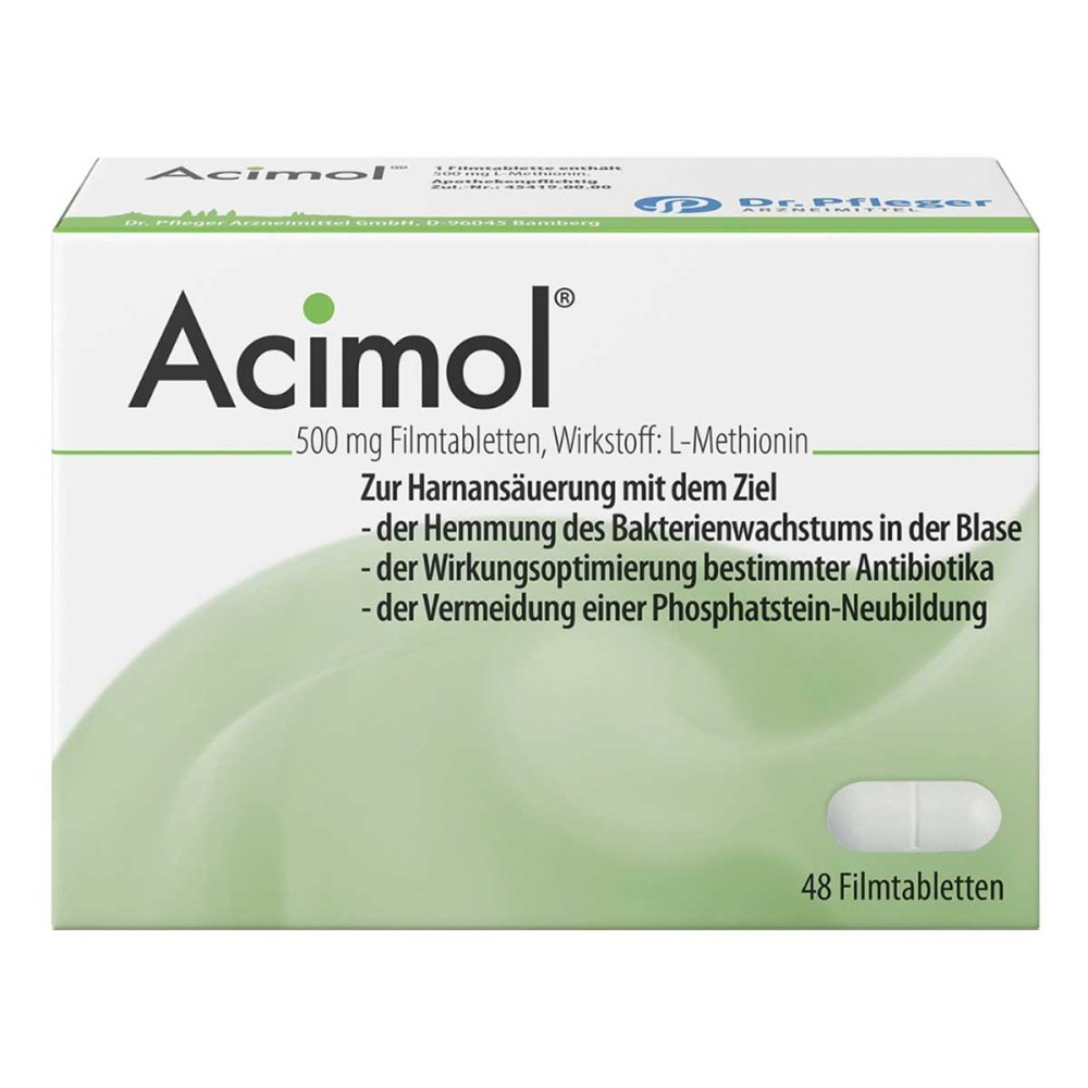 Dr. Pfleger Arzneimittel GmbH Acimol 500 mg Filmtabletten 16351279