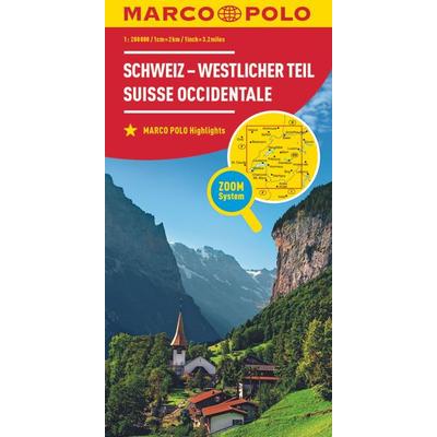 MARCO POLO Regionalkarte Schweiz 01 - westlicher Teil 1:200.000, Sonstige von Marco Polo Verlag, MairDuMont, 978-3-575-01658-4
