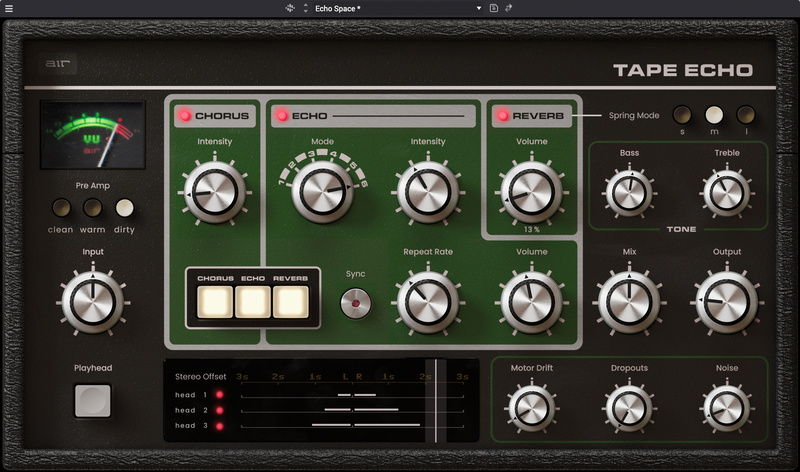 AIR Music Technology Tape Effects Collection