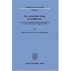 Hebbinghaus:Der vorbereitete Zeuge im Z, Fachbücher von Sophie-Christine Catriona Hebbinghaus