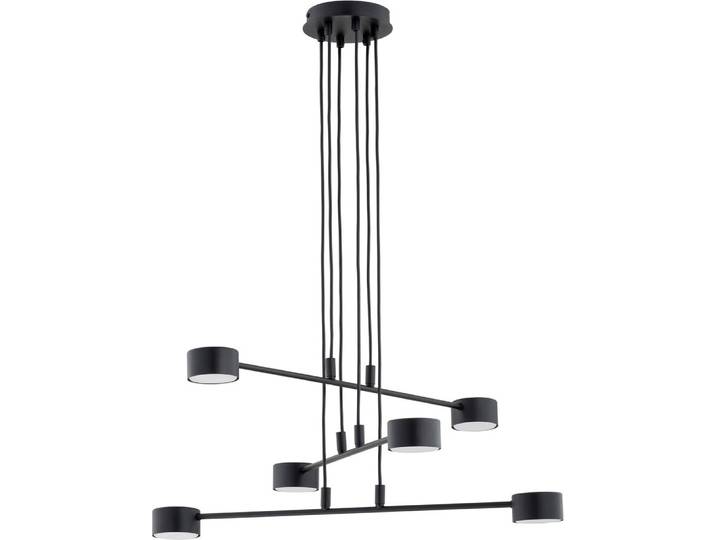 Hängeleuchte Modus 6 Stahl Sechsflammig Gx 53 Schwarz Deckenlampe Lampe Leuc446