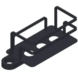 Giese Optisign Duschkorb 30784-14 Montage an Brausestange rechts, schwarz matt