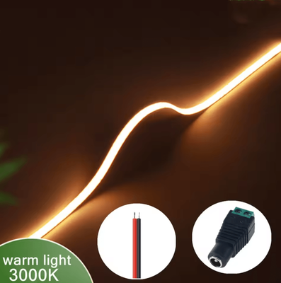 Inspire Curations 3mm Ultra Thin 12V COB LED Strip Light 400 LEDs 3000k 3mm 4m