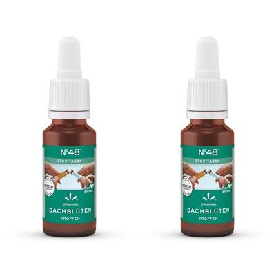 Bachblüten Nr.48 Stop Tabak Tropfen 2x 2x20 ml zum Einnehmen