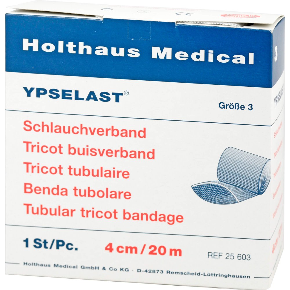 Holthaus Medical GmbH & Co. KG Schlauchverband Ypselast Größe 3 20 m weiss 04473801