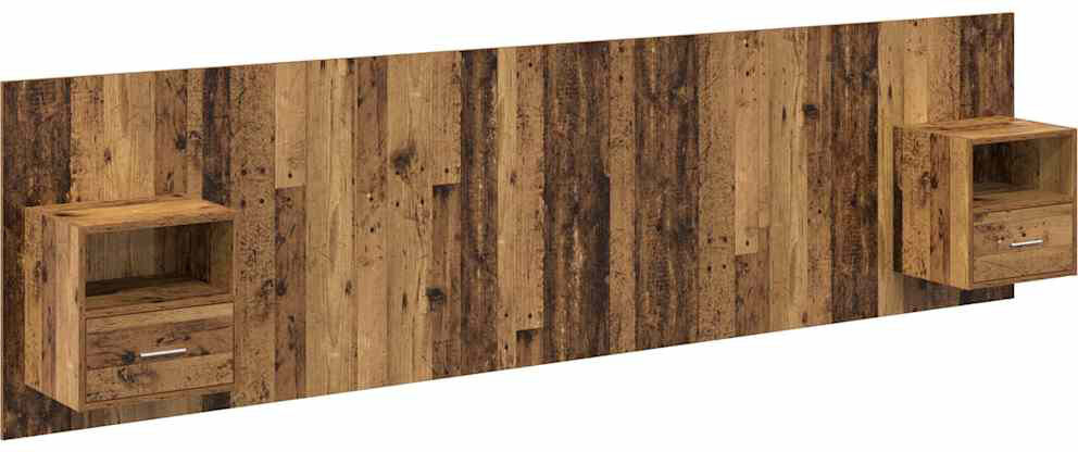 17 Stories UK Emperor Headboard Old Wood 280 x 200cm