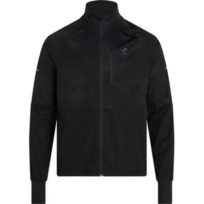 Laufjacke ENERGETICS "Da.-Funktions-Jacke Semenya III W", Herren, Gr. M, schwarz (aop, reflective, schwarz), Web, Obermaterial: 100% Polyester, normal, Jacken, mit Reißverschluss, Langarm-Design, atmungsaktiv, normale Länge