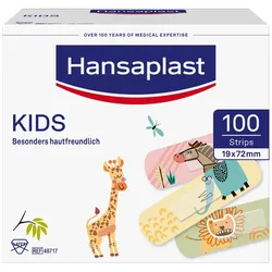 HANSAPLAST Kids Pflasterstrips Universal 1,9x7,2cm 100 St