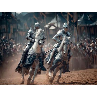 CALVENDO Puzzle Ritterturnier der Ehre | 1000 Teile Lege-Größe 64x48cm Foto-Puzzle für glückliche Stunden