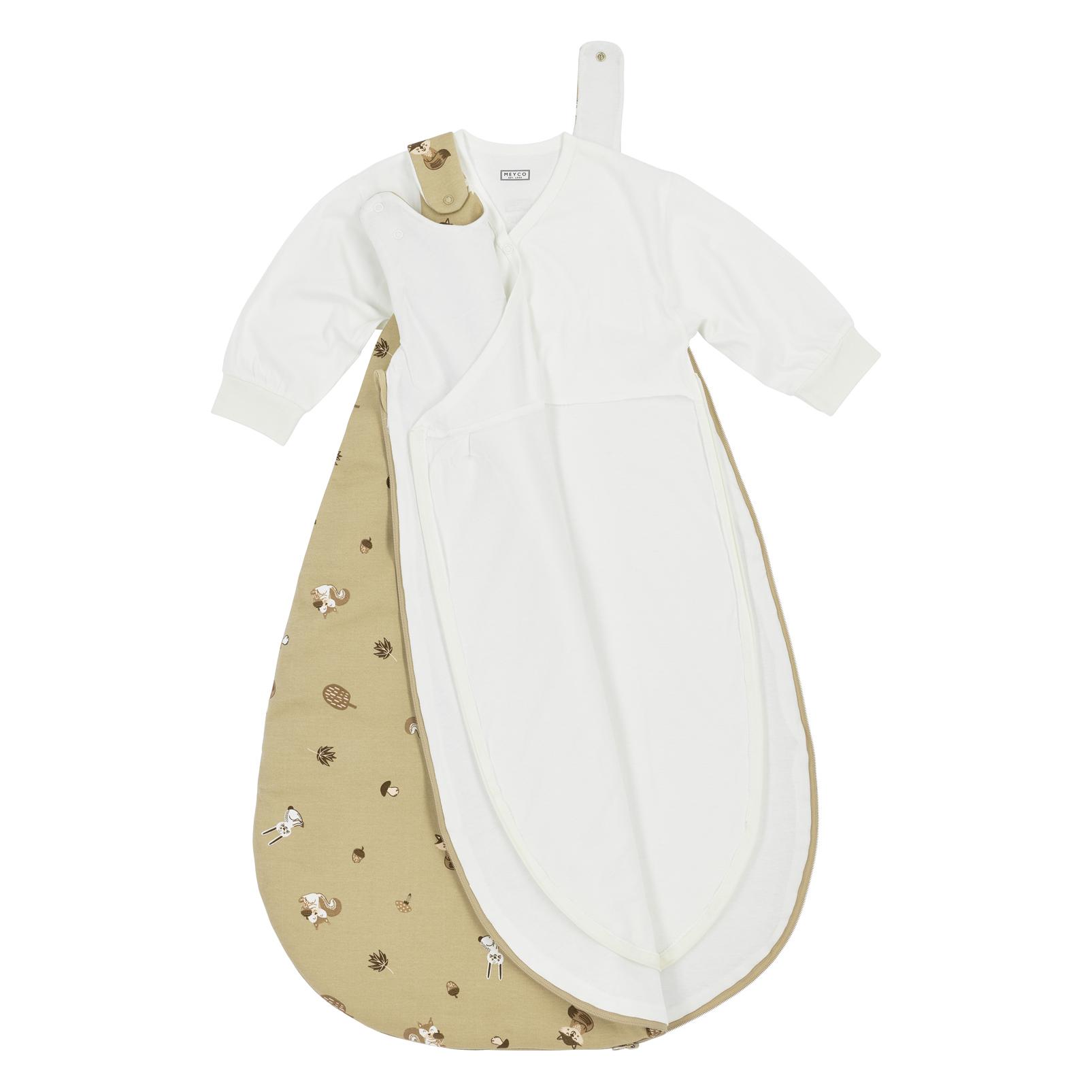 Meyco Schlafsack Jersey 2-tlg 74/80 Forest Animals (2.5 TOG, Frühling, Ganzjahr, Herbst, Sommer, Winter) (B0BW13SJW8)