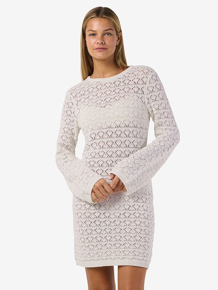 Noisy may Strickkleid "Laika" in Creme - XS
