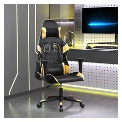 vidaXL Carano (Ohne Fussablage), Gaming Stuhl, Schwarz