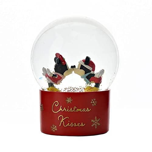 Disney sneeuwbol Mickey en Minnie Mouse kerstdecoratie