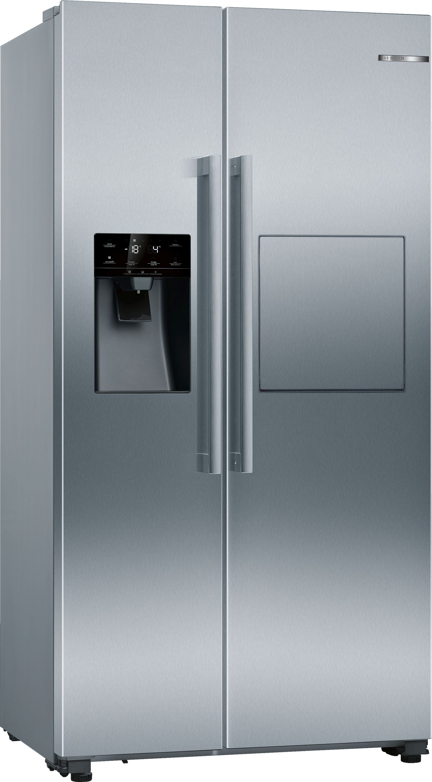 Bosch Serie 6 KAG93AIEP Side-by-Side Kühl-/ Gefrierkombination 369 l / 191 l 323 kWh NoFrost 1787 mm x 908 mm (Edelstahl)