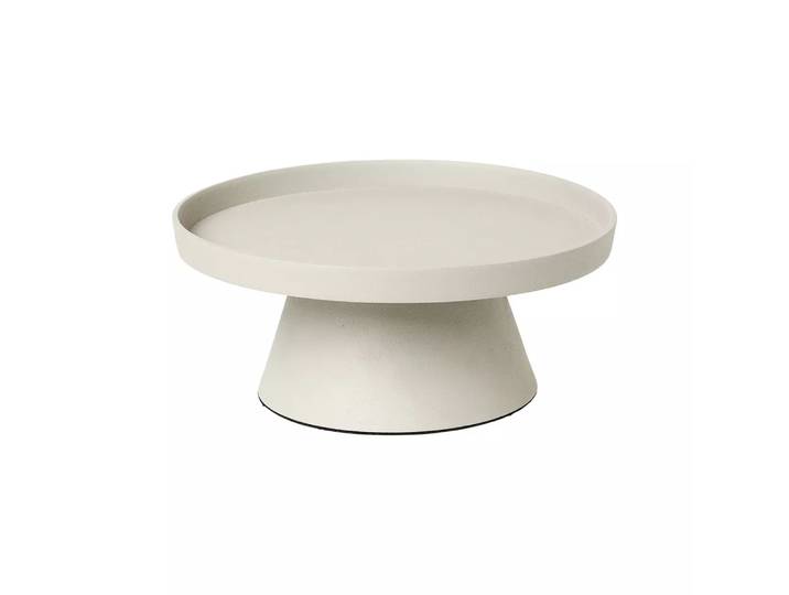 Broste Copenhagen - Kerzenplatte, H11CM,Ø24CM, Sand