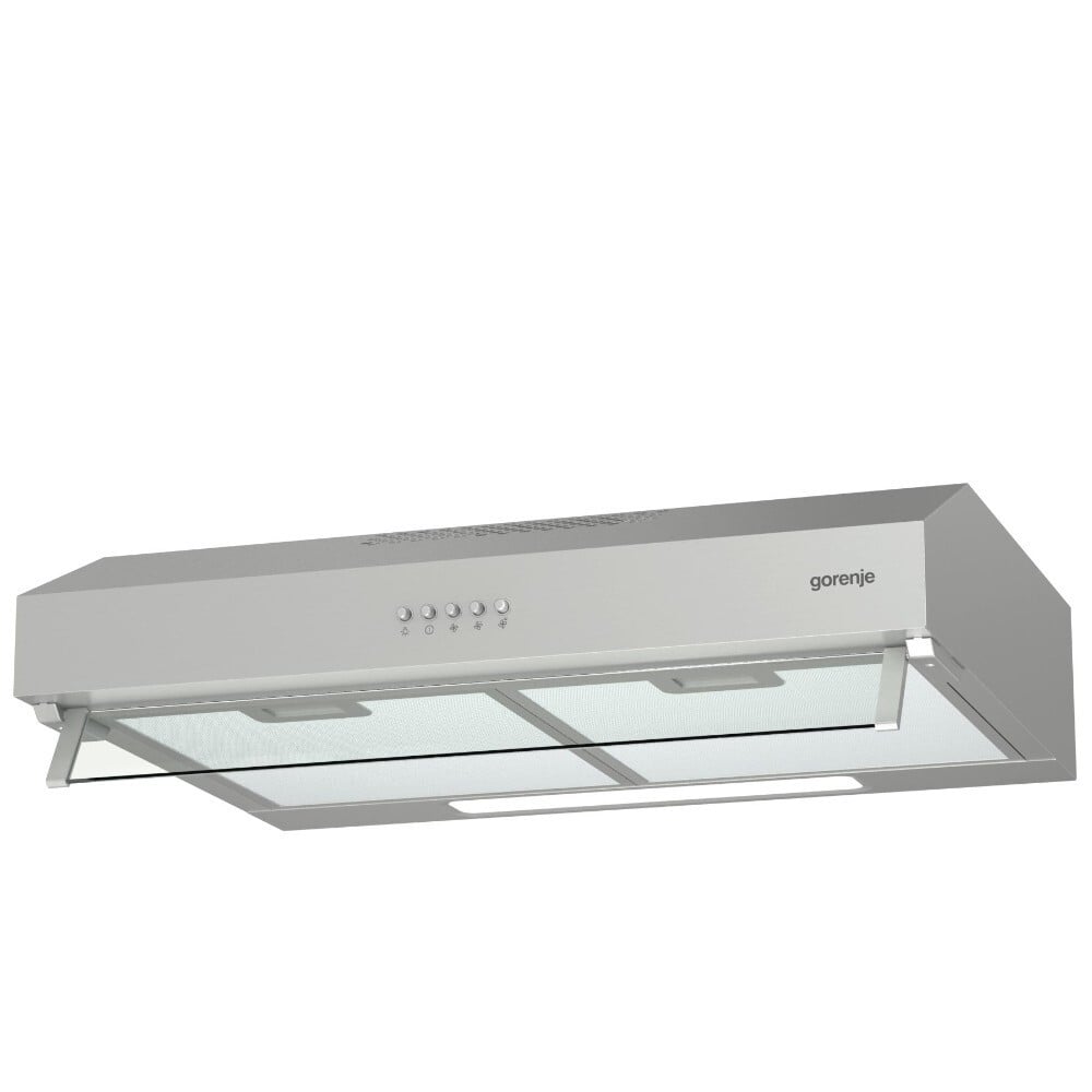 Gorenje WHU 629 AX/M Inbouw afzuigkap, 60 cm, 350 m³/h, 3 standen, 1x 4W LED