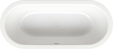 Bette BetteStarlet Flair Oval Badewanne 8773-440PLUS Glasur, snow, 168x73x42cm