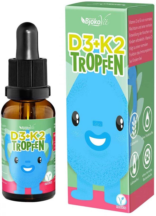BjökoVit Vitamin D3+K2 Kinder Tropfen 10ml