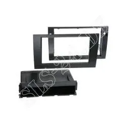 ACV 281320-12-1 Radioblende mit Ablagefach Audi A4 schwarz Radio Blende