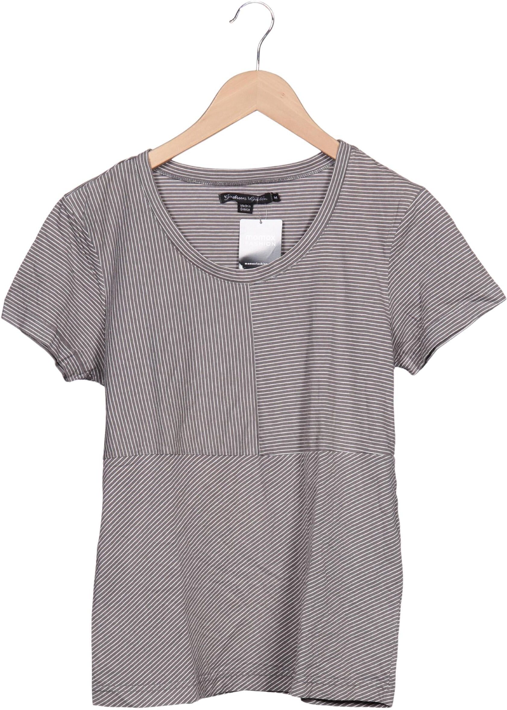 Gudrun Sjödén Damen T-Shirt, Grau, Gr. M, Baumwolle - Second Hand